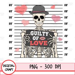 Guilty Of Love Png, Digital Download-Happy Valentines Day Png, Xoxo Png, Valentines Sublimation,Valentine Png Design