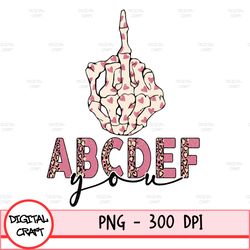 Abc I Love You Png Groovy Valentine's Day Retro Design Wavy Text Trendy Cute Valentine Png Teacher Sublimation Instant