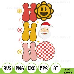 Ho Ho Ho Svg, Funny Christmas Svg, Santa Svg, Snowflake, Candy, Christmas Tree, Svg, Png, Svg File For Cricut