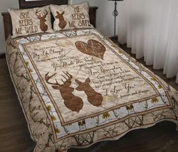 Hunting &8211 The Day I Met You- Quilt Comforter Set
