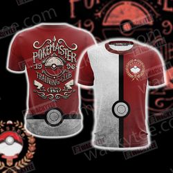 Pokemon &8211 Pokemaster Training Club Unisex 3D T-shirt