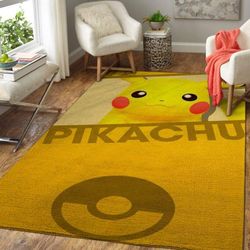 Pokemon Anime Movies Area Rugs Living Room Carpet Christmas Gift Floor Decor RCDD81F34895