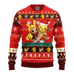 Pokemon cute Noel Mc Ugly Christmas Sweater Red 1 &8211 Amazing Gift idea &8211 thanksgiving gift