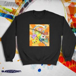 Pokemon Funny Adventure Time Style Women&8217S Sweatshirt