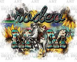 Rodeo mom png sublimation design download, Mother's Day png, western mom png, mom life png,western background png,sublim