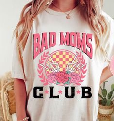 Bad mom club png,proud member of the bad moms club png,rocking skeleton mom png,sacractic mom png,trendy funny mom png,b