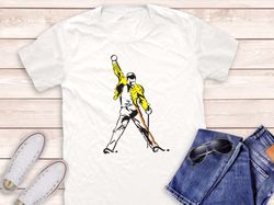 Freddie Mercury PNG, Freddie Mercury , Rock PNGs, Rock Music PNGs, Music Shirt, Punk Rock Shirt, Rock n Roll Shirt