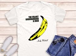 The Velvet Underground Banana PNG, Andy Warhol , Andy Warhol Banana , Gift for Her, Gift for Him, Andy Warhol Print