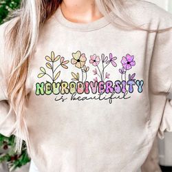 Neurodiversity is Beautiful Faux Sequins Png, Autism Mama Png, Neuro-Diverse Mama, Autism Awareness Png, Autism Teacher,