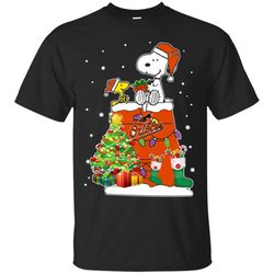 Baltimore Orioles Snoopy &amp Woodstock Christmas Shirt T Shirt &8211 Moano Store