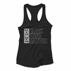 Black Fives Matter Woman&8217s Racerback Tank Top