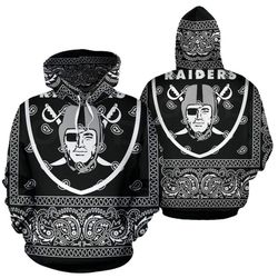 Las Vegas Raiders Bandana Hoodie