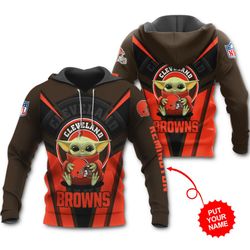 Cleveland Browns Personalized Hoodie All Over Printed BB530
