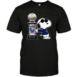 Villanova Wildcats Snoopy 2019 Big East Men&8217s Basketball Tournament Champions Tee Shirts