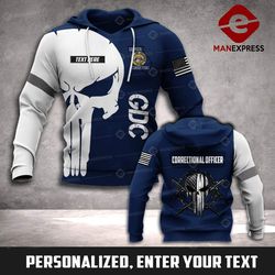Personalized GDC &8211 Georgia Department of Corrections 3D HOODIE Correctional Officer LMT