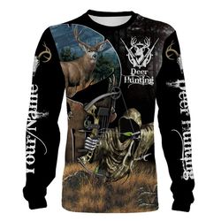 Personalized archery bowhunting whitetail Deer 3D full printing Sweatshirt, Hoodie, T-shirt &8211 Best hunting gift for