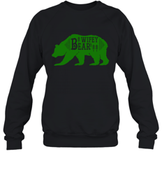 Papa Bear Hunting Wifey Family Crewneck Sweatshirt