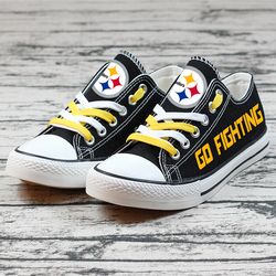 pittsburgh steelers limited print  football fans low top canvas shoes sport sneakers t-dju11h