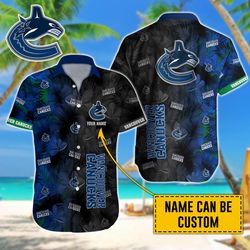Vancouver Canucks Hawaiian Shirt Custom Name