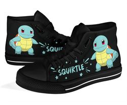 Squirtle Sneakers Pokemon High Top Shoes High Top Shoes VA95