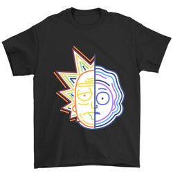 Rick And Morty Half Face Colors Men&8217s T-Shirt