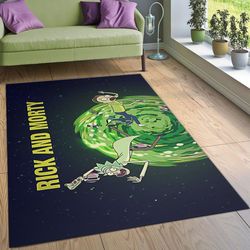 Rick And Morty 98 Area Rug Living Room And Bed Room Rug Gift Us Decor Vh3