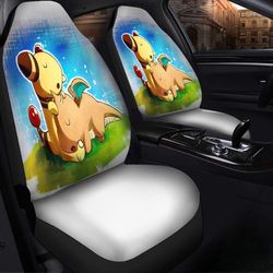 Pokemon Sleep Cute Chibi Car Seat Covers