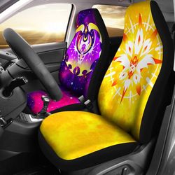 Pokemon Moon Sun Car Seat Covers
