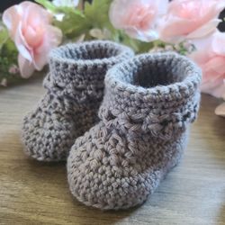 new baby booties, baby shoes, crochet shoes, newborn shoes, baby boy shoes