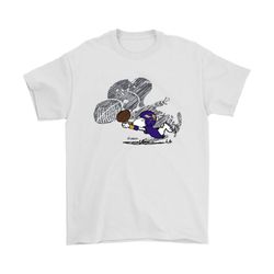 Baltimore Ravens Snoopy Plays The Football Game Shirts