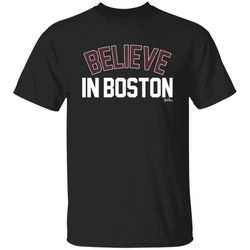 Believe In Boston Shirt En Affleck Models A Believe In Boston T-Shirt Navy Plus Size