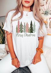 Merry Christmas Tree Shirt, Womens Christmas Shirt, Merry and Bright Shirt, Christmas Shirt, Holiday Shirt, Christmas
