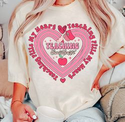 Teaching Sweethearts Shirt, Valentines Day Shirt, Teacher Valentine Shirt, Retro Valentine Shirt, Teacher Valentine