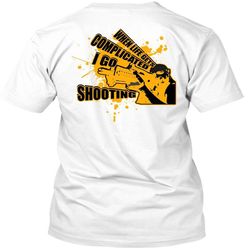I Go Shooting T Shirt, I Love Hunting T Shirt