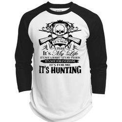 It&8217s My Life T Shirt, It&8217s Hunting T Shirt, Favorite T Shirt  (Polyester Game Baseball Jersey)