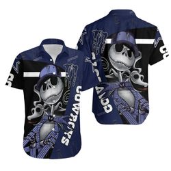 Jack Skellington Monster Energy Logo Dallas Cowboys Hawaiian Shirt