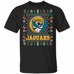 Jaguars T-Shirt Christmas Grateful Dead Deadhead Tee VA08