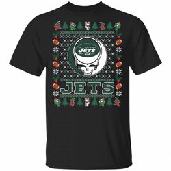 Jets T-Shirt Christmas Grateful Dead Deadhead Tee VA08