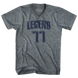 Legend 77 Dallas Luca Tri-Blend V-Neck Womens Junior Cut T-Shirt