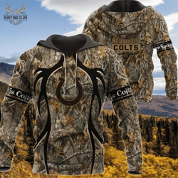 Indianapolis Colts Realtree Hunting Camo Limited Hoodie S572