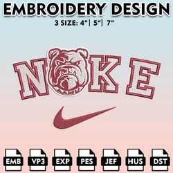 Alabama A&M Bulldogs, Machine Embroidery Files, Nike Alabama A&M Bulldogs Embroidery Designs, NCAA Embroidery Files