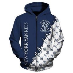 New York Yankees Hoodie 3D Style2689 All Over Printed