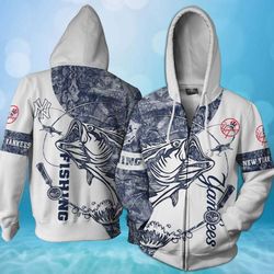 New York Yankees Hoodie 3D Style2705 All Over Printed