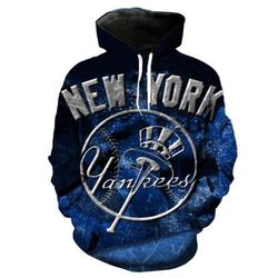New York Yankees Hoodie 3D Style508 All Over Printed