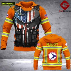 Pdt2404 Customized 2 Nysdot &8211 New York State Department Of Transportation 3D Safety All-over Pullover Hoodie Print U