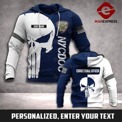 Personalized Nycdoc &8211 New York City Department Of Correction 3D All-over Pullover Hoodie Print Unisex Correctional O