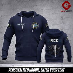 Personalized Rcc- Kentucky Department Of Corrections 3D All-over Pullover Hoodie Print Unisex Correctional Officer Lmt