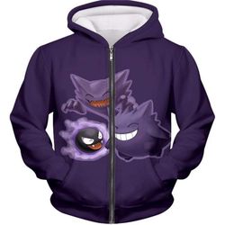 Pokemon Favourite Ghost Hoodie All Over Printed