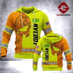 Ptn2404 Nycdot &8211 New York City Department Of Transportation 3D  All-over print unisex pullover hoodie