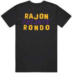 Rajon Rondo Freakin Los Angeles Basketball Fan T Shirt